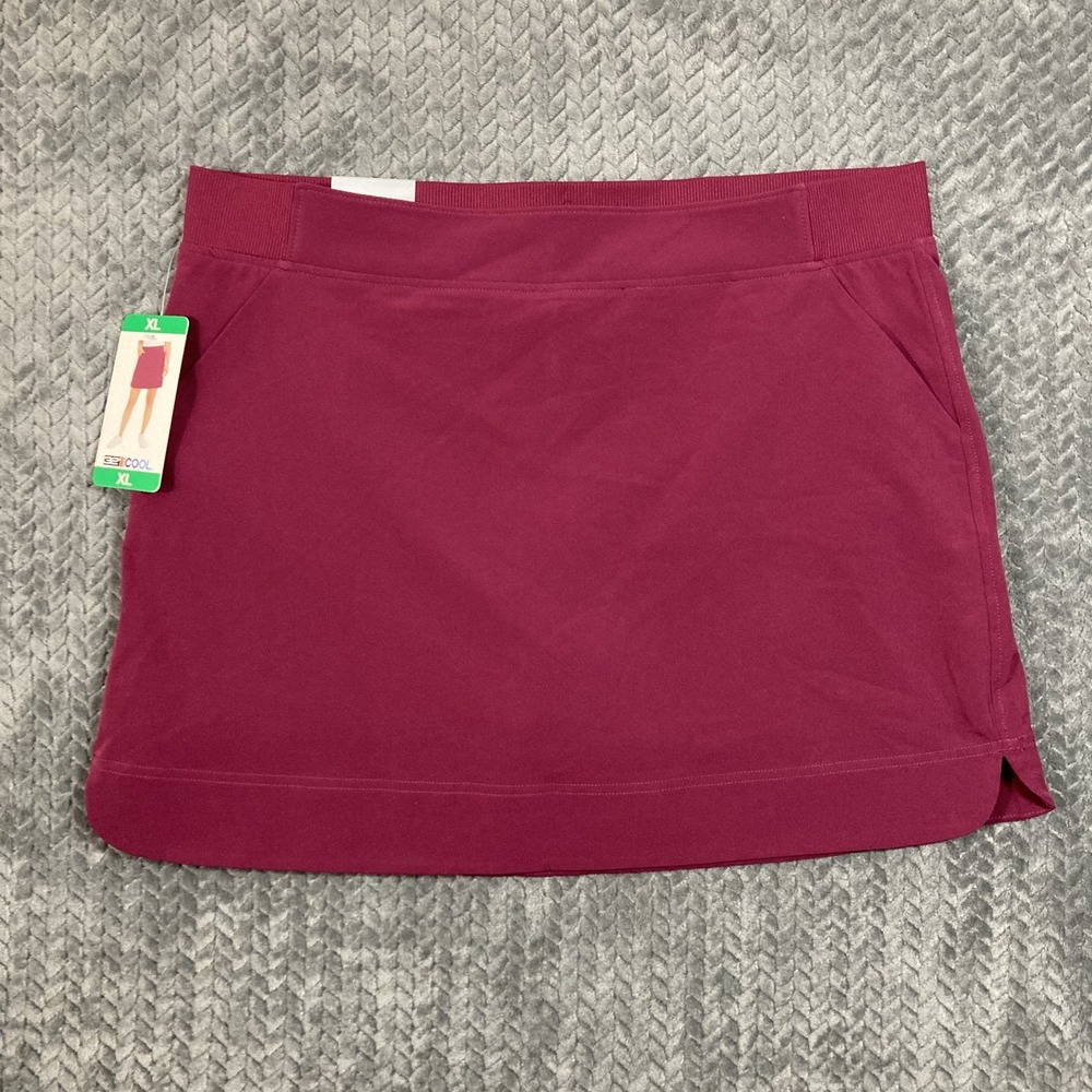 32 Degrees Skort Womens XL Cool Purple Pockets NEW